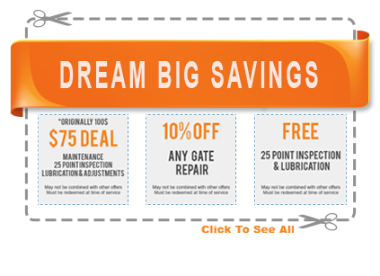 Dream Special Coupons Topanga Gate Repair